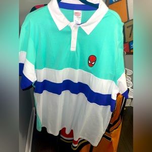 Brand new Disney Spider-Man the Animated series collar shirt!